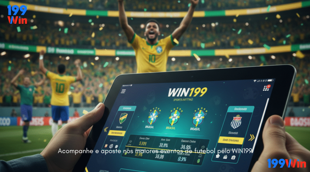 Acompanhe e aposte nos maiores eventos de futebol pelo WIN199