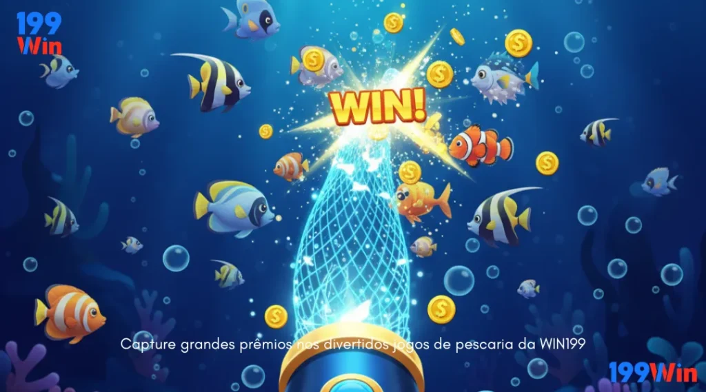 Capture grandes prêmios nos divertidos jogos de pescaria da WIN199