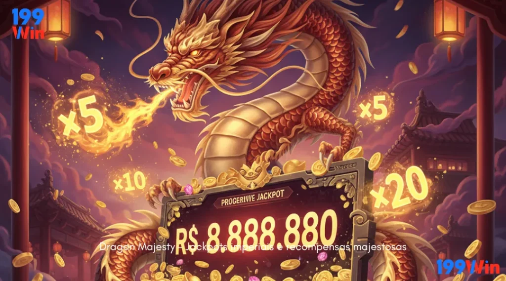 Dragon Majesty - Jackpots imperiais e recompensas majestosas