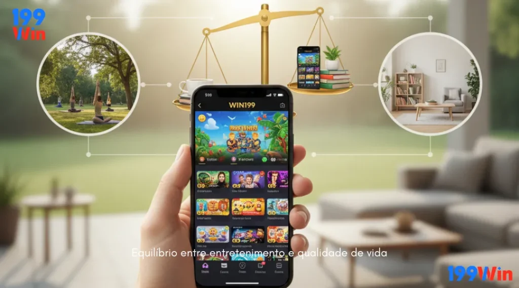 Equilíbrio entre entretenimento e qualidade de vida