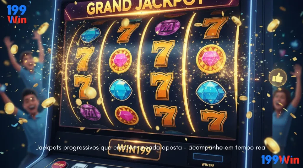Jackpots progressivos que crescem a cada aposta - acompanhe em tempo real