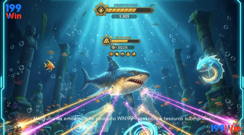 Mergulhe na emocionante pescaria WIN199 - jackpots e tesouros submarinos