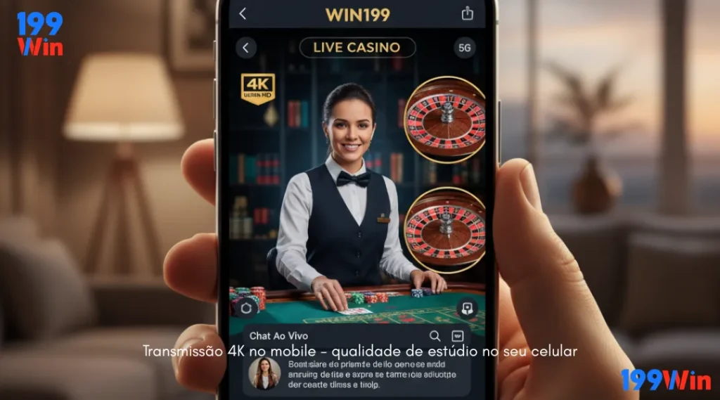 Transmissão 4K no mobile - qualidade de estúdio no seu celular